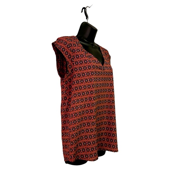 Daniel Rainn Detail Split Neck Blouse S NWOT - Picture 2 of 6